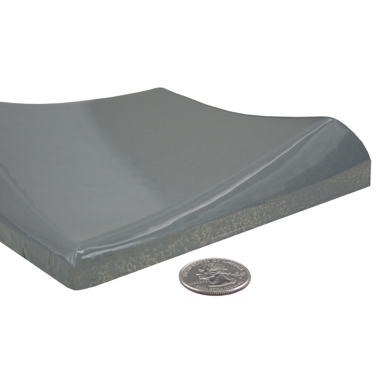 PLURIFY - 6X6 WAVE, FOSSIL, GLOSSY